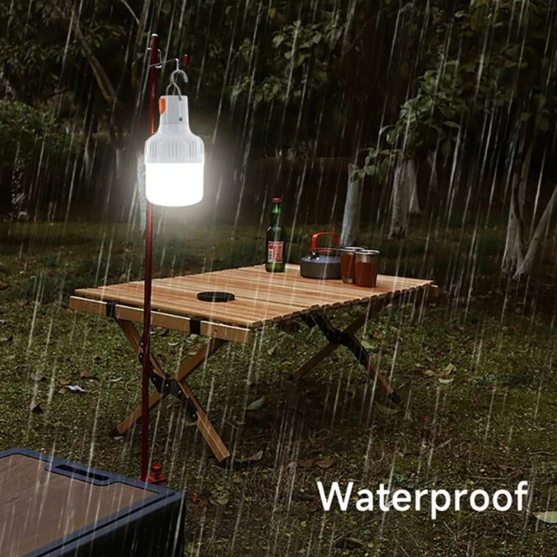 USB Rechargeable LED Camping Lantern – Portable Hook Light
