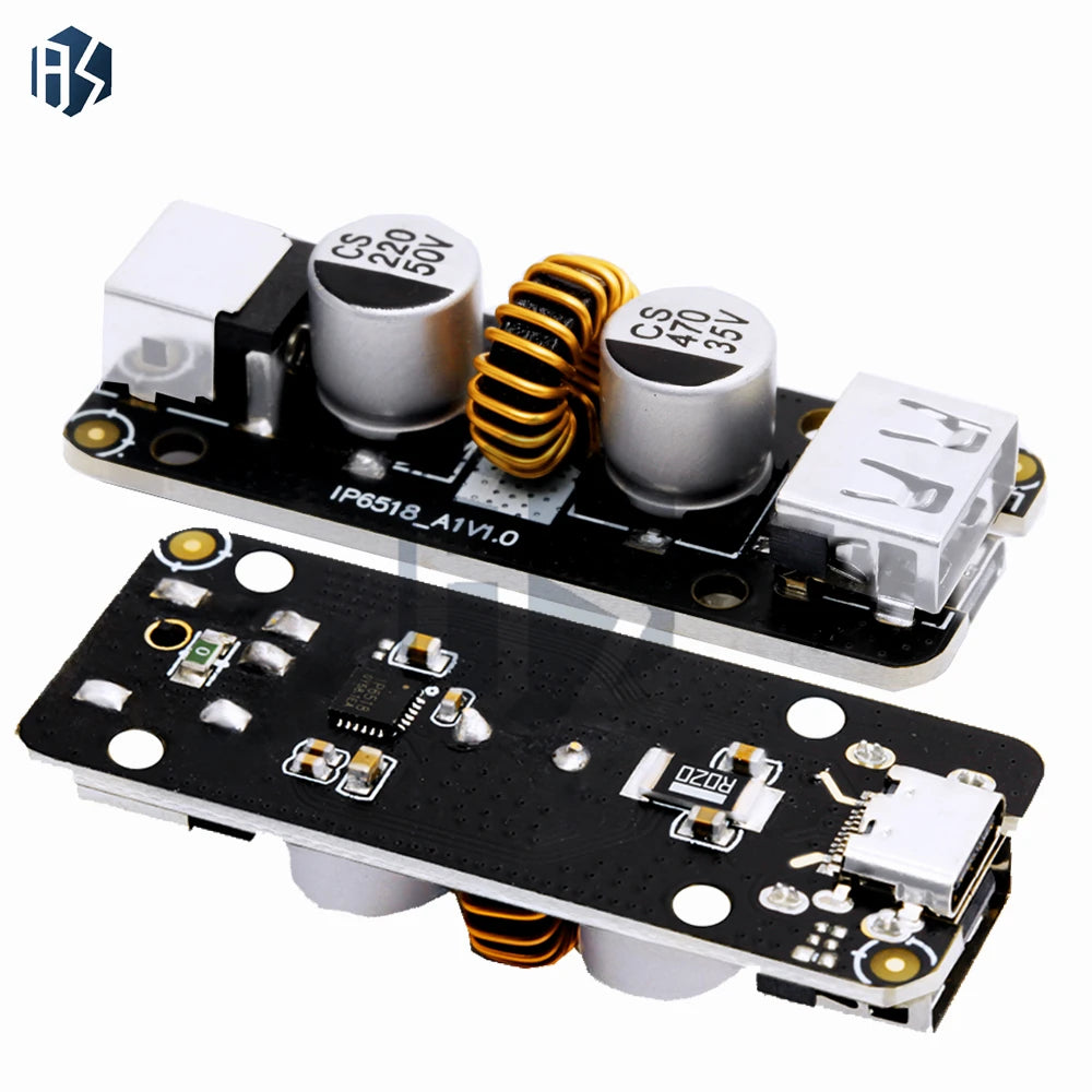 45W QC3.0 USB-C Charge Module – IP6518 Step-Down Adapter (10.5-32V to 3-20V, Full Protocol) Zpaxo