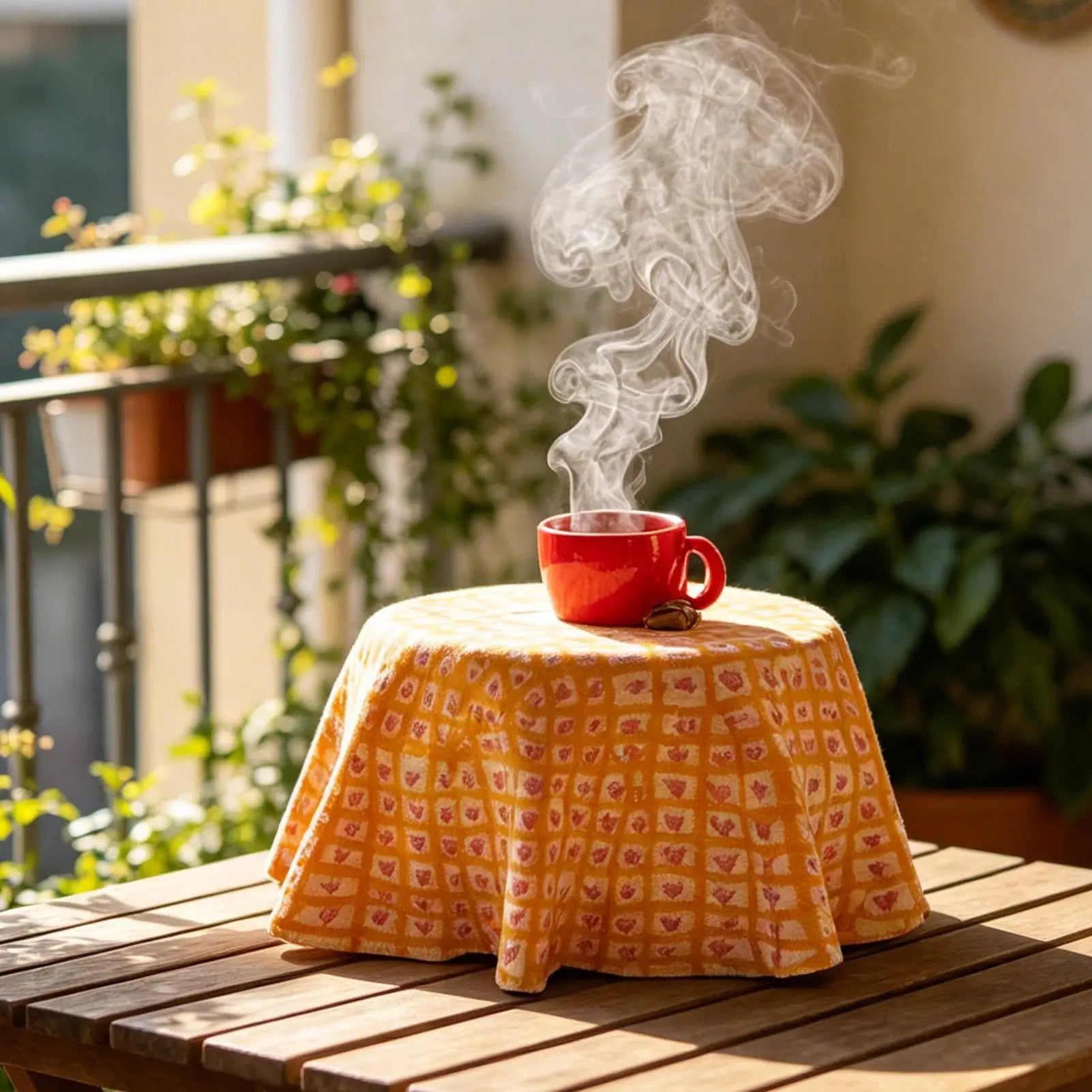 Incense Holder Resin Hand-painted Decorative Mini Table Coffee Cup
