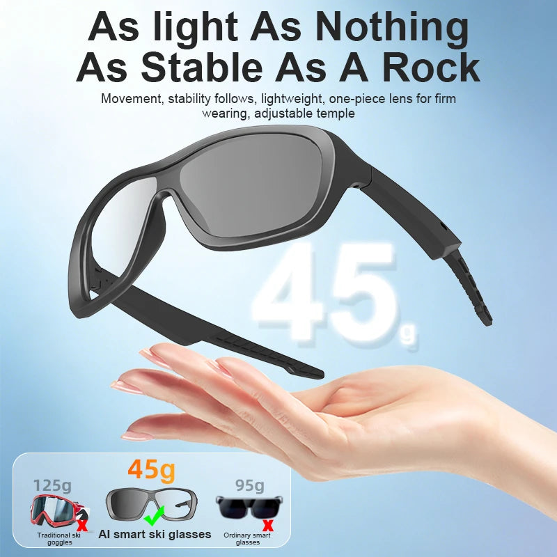 2026 Smart Glasses HD Photo Video AI Record Translation Touch Photochromic Lenses Bluetooth Call Music Multifunction Glasses Zpaxo