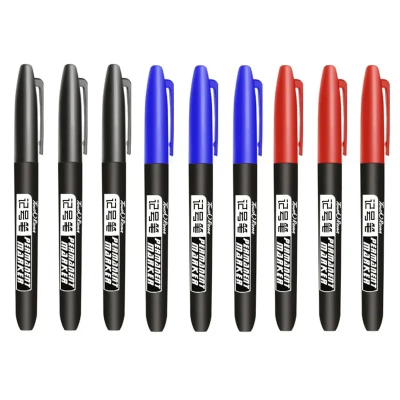 Permanent Art Marker Pens – Waterproof Fine & Bold Nib 3-Pack