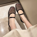 Summer Fishing Net Flat Bottom Sandals Hollow Design Fashio Low Cut