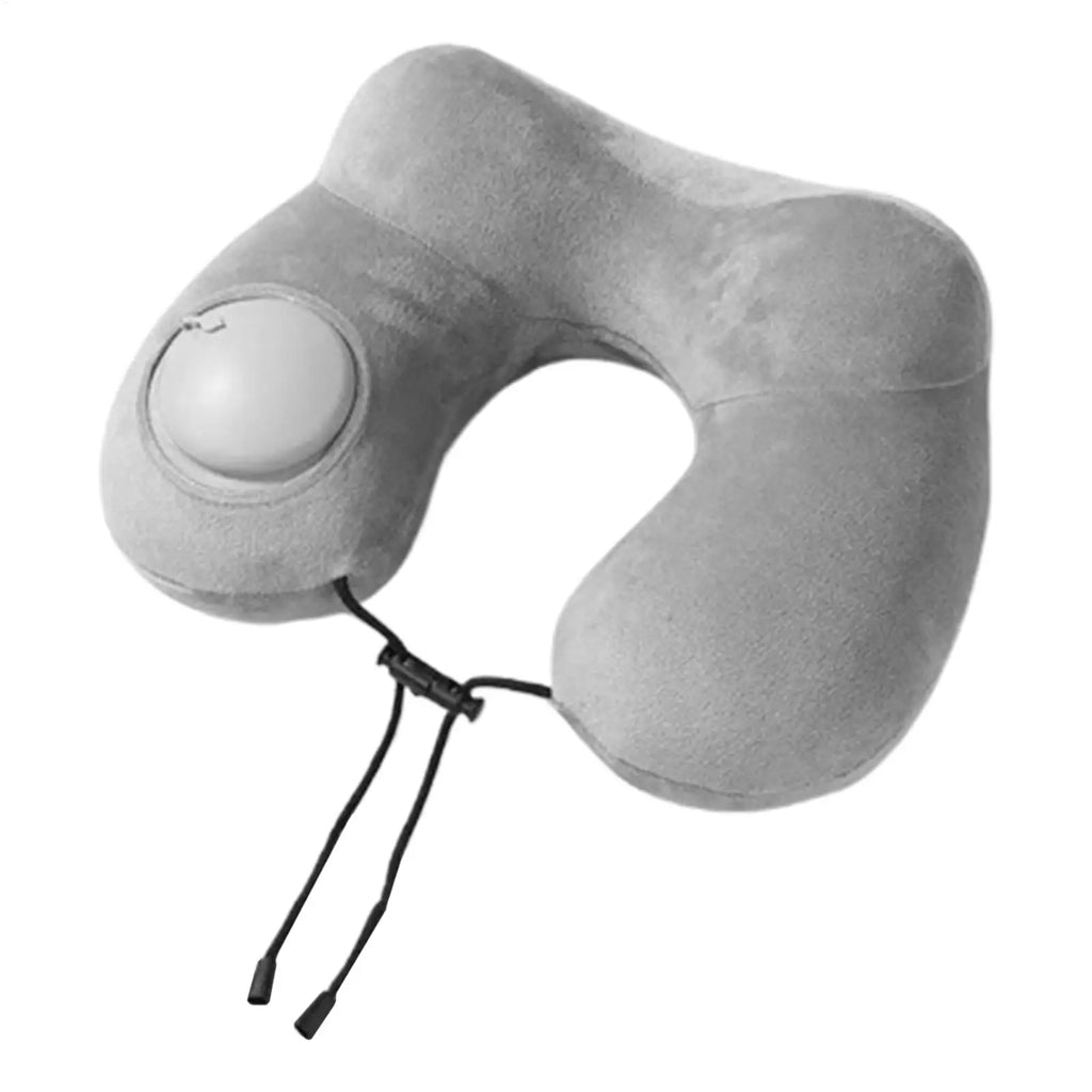 Inflatable Travel Neck Pillow – U-Shape Plush Support Pillow Travel Neck Pillow Zpaxo