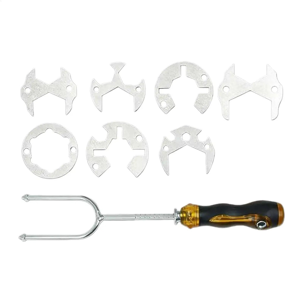 Multifunctional Sink Drain Wrench – 7-Head Faucet Install Tool Plumbing Wrench Zpaxo