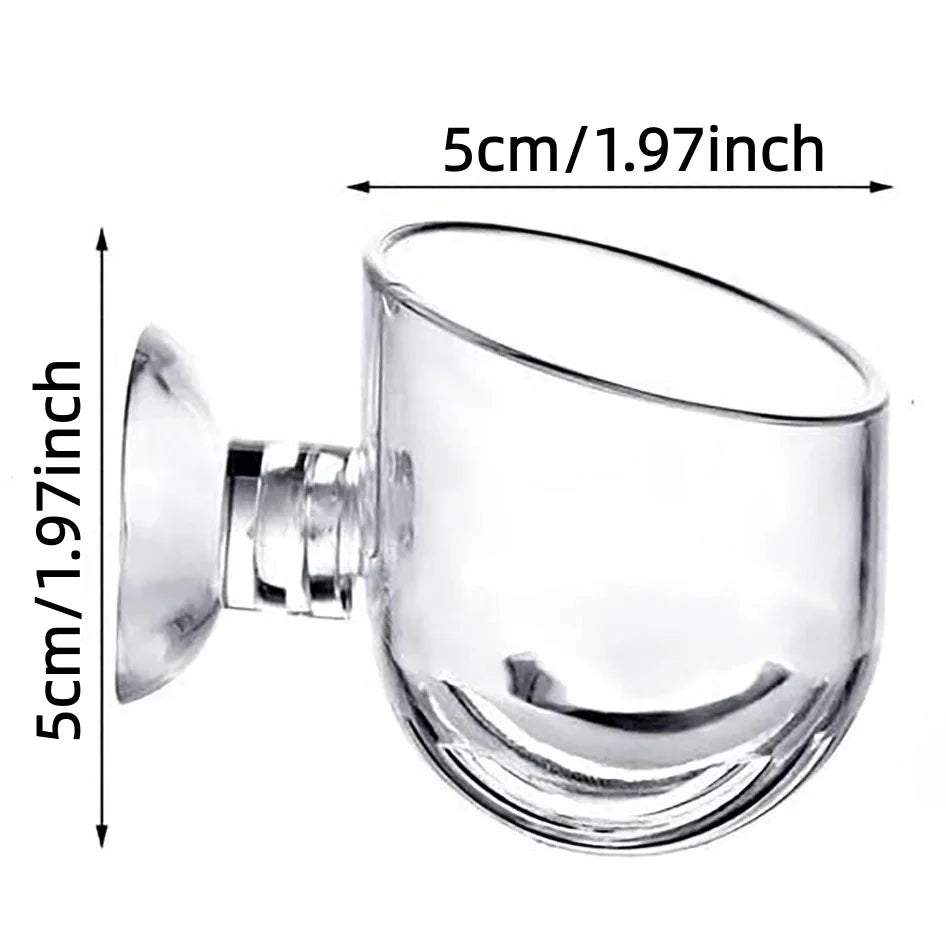 Acrylic Aquatic Plant Cup Suction Holder Aquarium Fish Tank Pot Zpaxo C