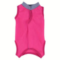 Cat Neutering Suit Comfortable Recovery Adjustable Anti-licking Zpaxo Pink S