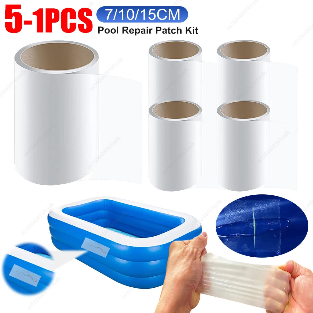 1-5pcs TPU Inflatable Patch Repair Kit Waterproof Swimming Pool Patch Repair for Air Mattress Bounce House Bounce House Tent Zpaxo