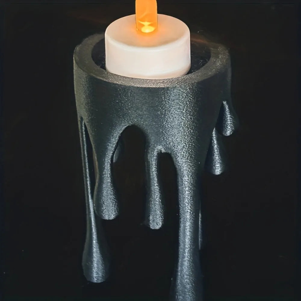 Creative Electronic Candle Holder Conical Candlesticks Decorative