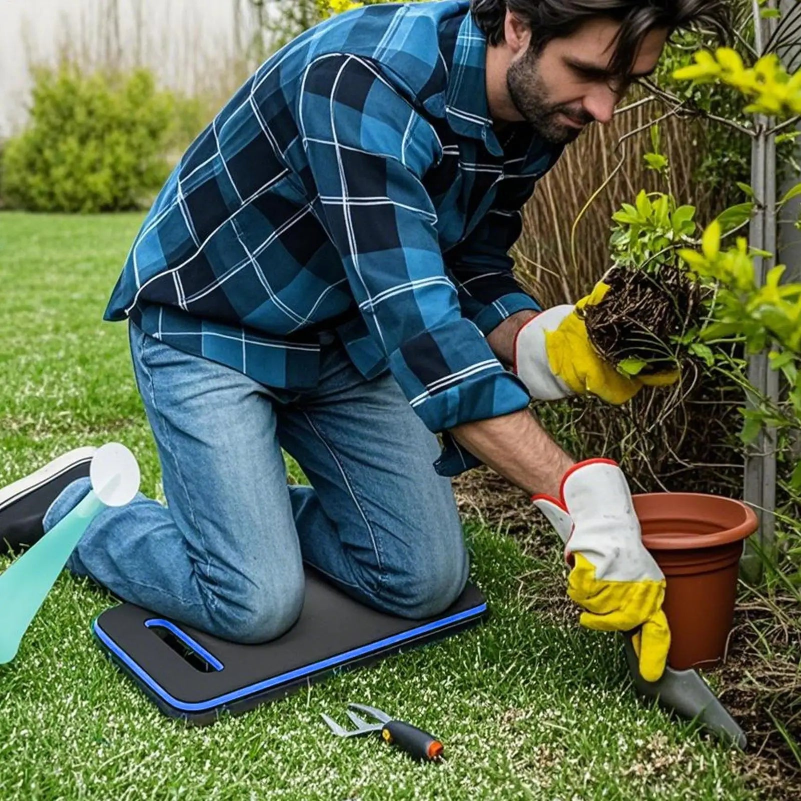 Kneeling Pad EVA Cushion Gardening Mat Knees Meditation Yoga Thick