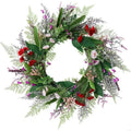 Premium Faux Plant Wreath Flower Design Functional Indoors Outdoor
