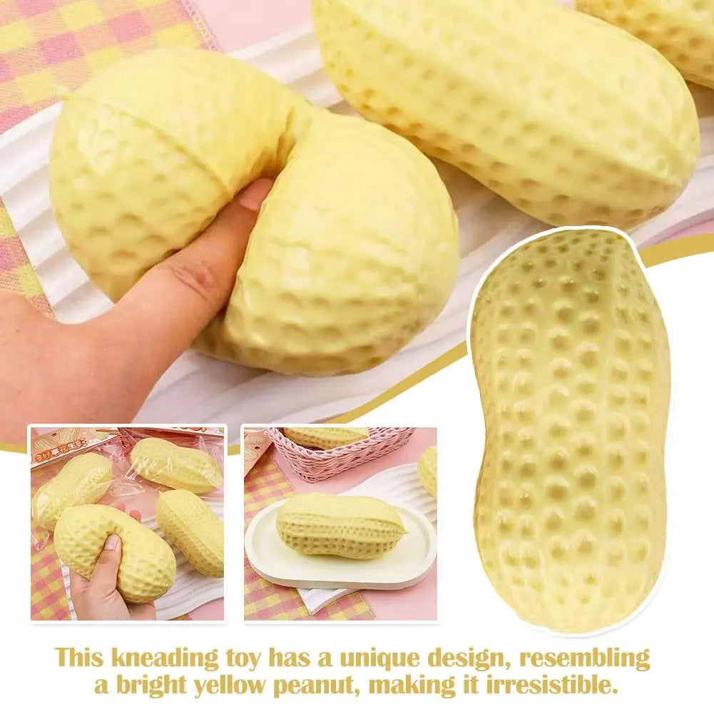 Peanut Stress Relief Squeeze Toy – ADHD & Autism Sensory Fidget Sensory Fidget Toy Zpaxo