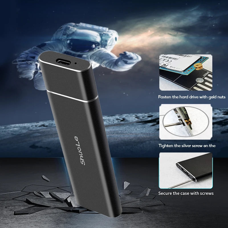 USB3.1 to M.2 NVME SSD Enclosure M2 to USB A Mobile Hard Disk Box SSD Case For 2230/2242/2260/2280 M2 With Cable Zpaxo