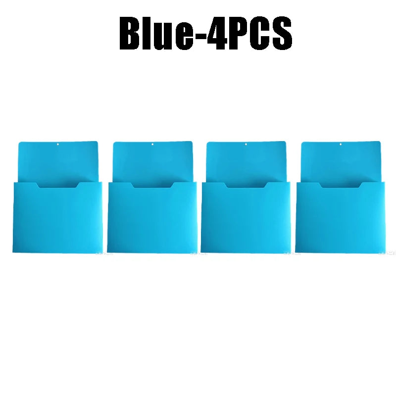 Magnetic Wall Mount File Holder Box Strong Magnet Storage Organizer