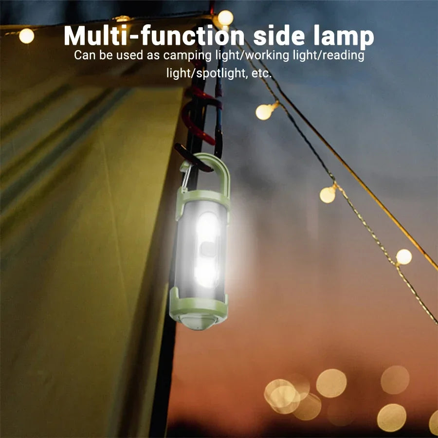 Mini USB Rechargeable LED Keychain Flashlight – Waterproof Torch LED Keychain Flashlight Zpaxo