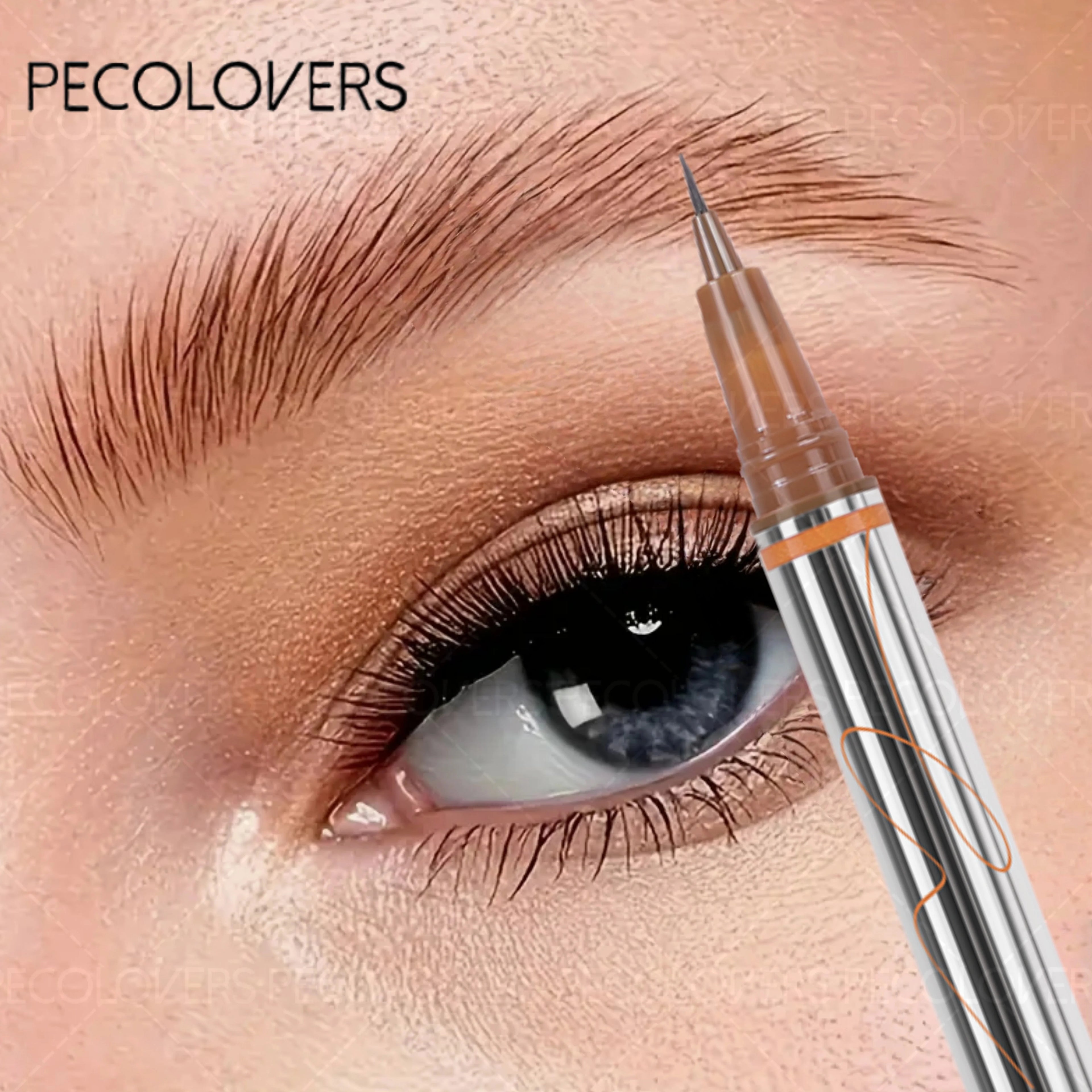 Waterproof Liquid Eyebrow Pencil 0.01mm Ultra Fine Sweat-proof Natural Eeyeliner Lying Silkworm Pen Lasting Makeup Eye Cosmetics Zpaxo