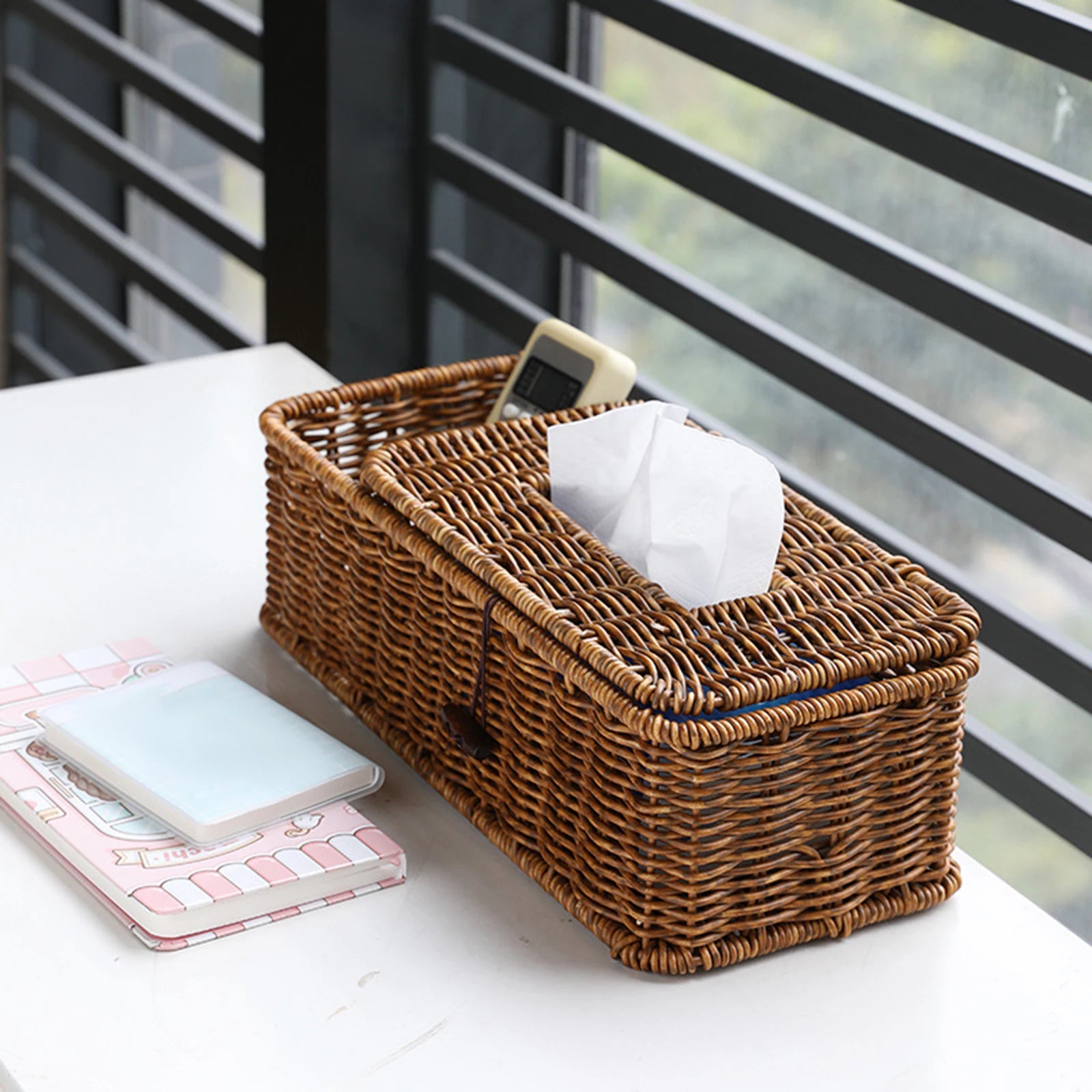 Paper Holder Toilet Paper Rack Napkin Dispenser Tissue Box Cover for Bedroom Livingroom Hotel Restroom Desktop Organizer Zpaxo
