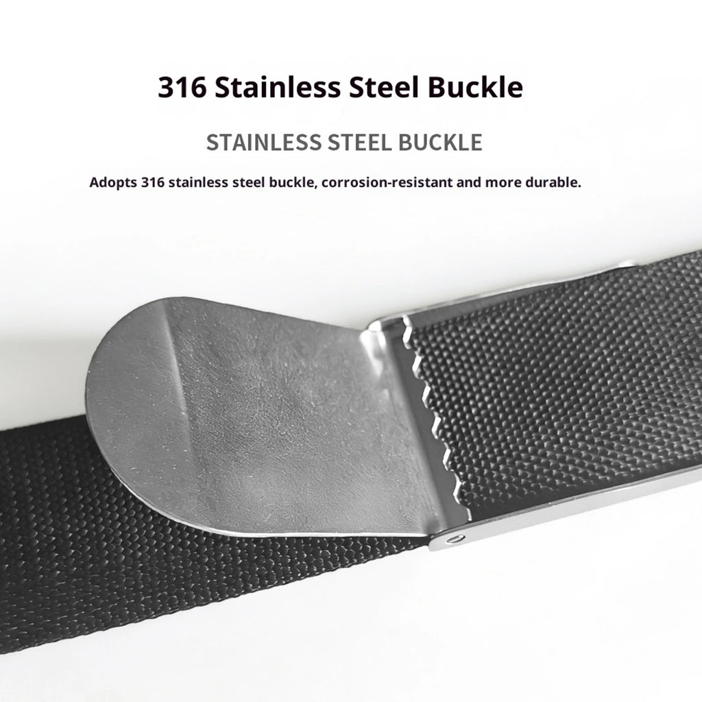 1 5M Stainless Steel Buckle Dive Waistband Wear Resist Quick Release