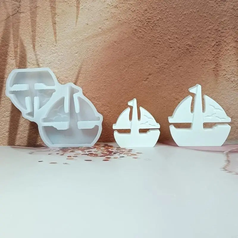 Sailing Boats Silicone Moulds Plasters Molds Ornament