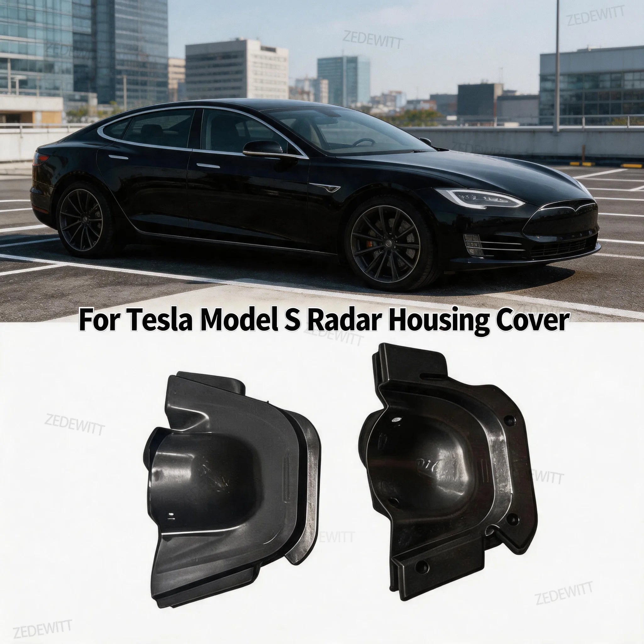 Tesla Model S Hood Inner Panel Radar Cover OE 1051652 1051653