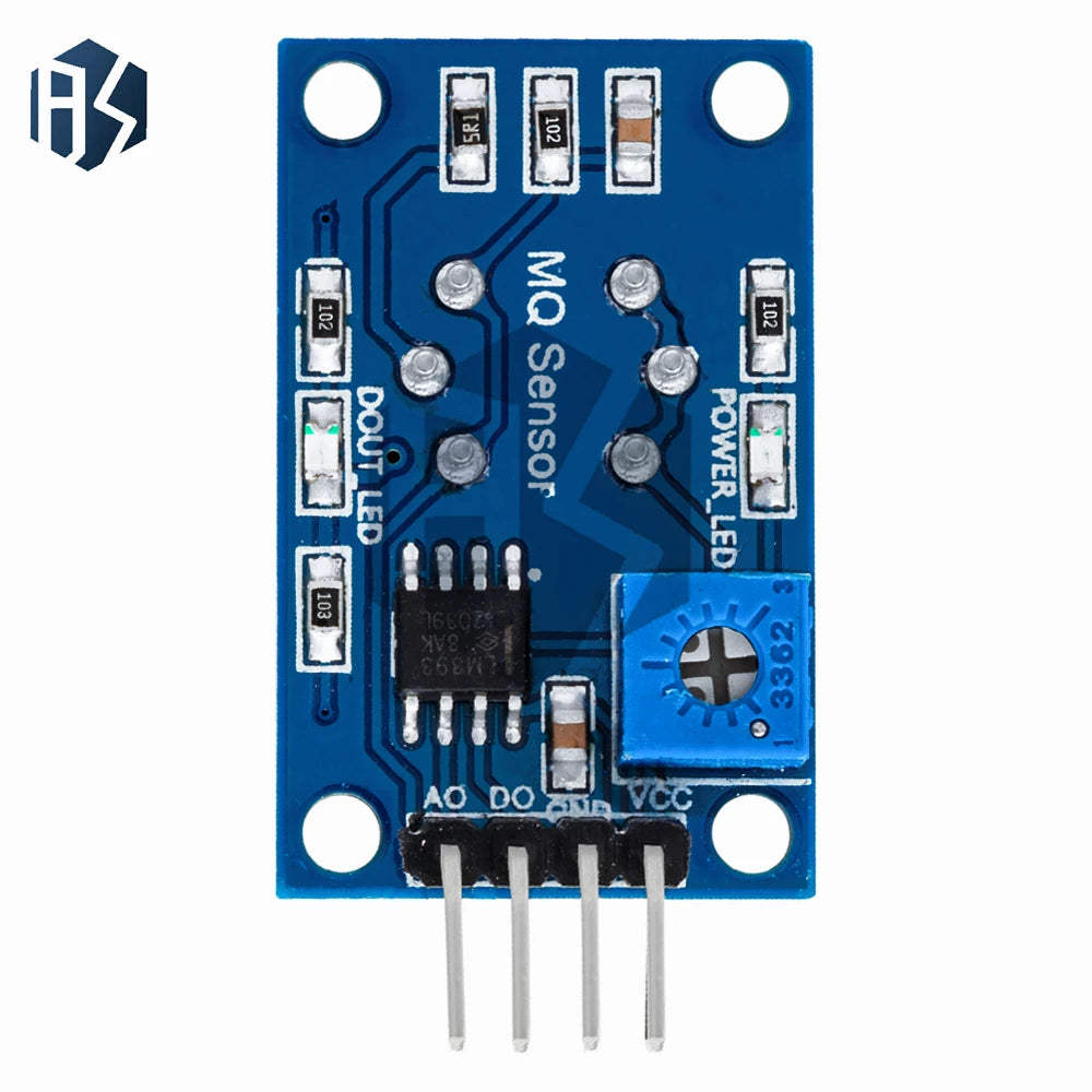 MQ Series Gas Detection Sensor Module Includes MQ-2 MQ-3 MQ-4 MQ-5 Zpaxo