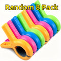 8 Heavy Duty Beach Towel Clips - Windproof for Pool, Cruise & Chairs Zpaxo Random 8 Pack