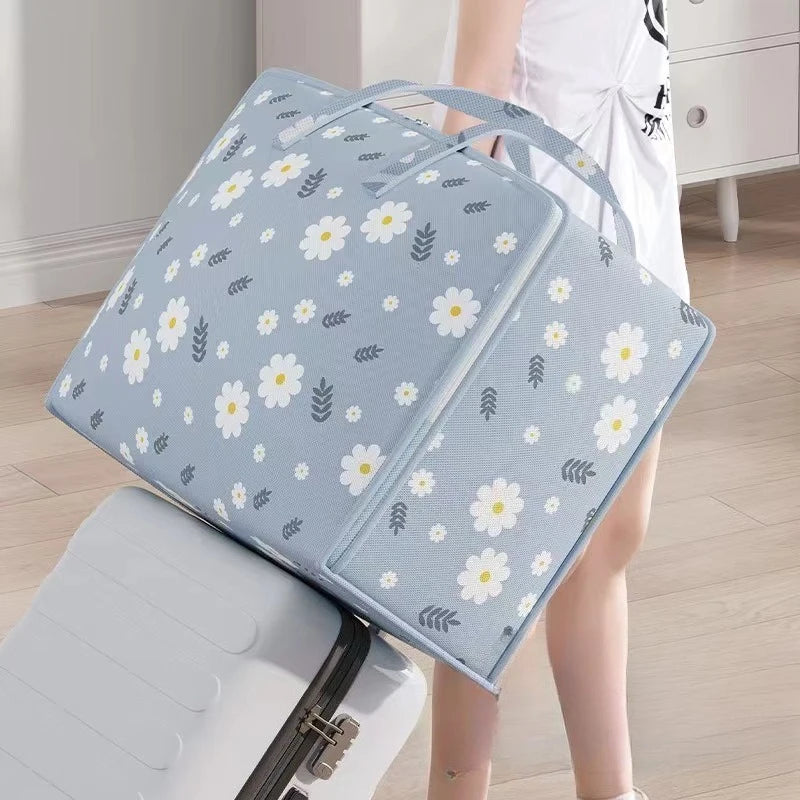 Large Blanket Storage Bags Folding Comforter Storage Bag For Clothes Storage Containers For King Comforter Bedding Pillow Sheet Zpaxo