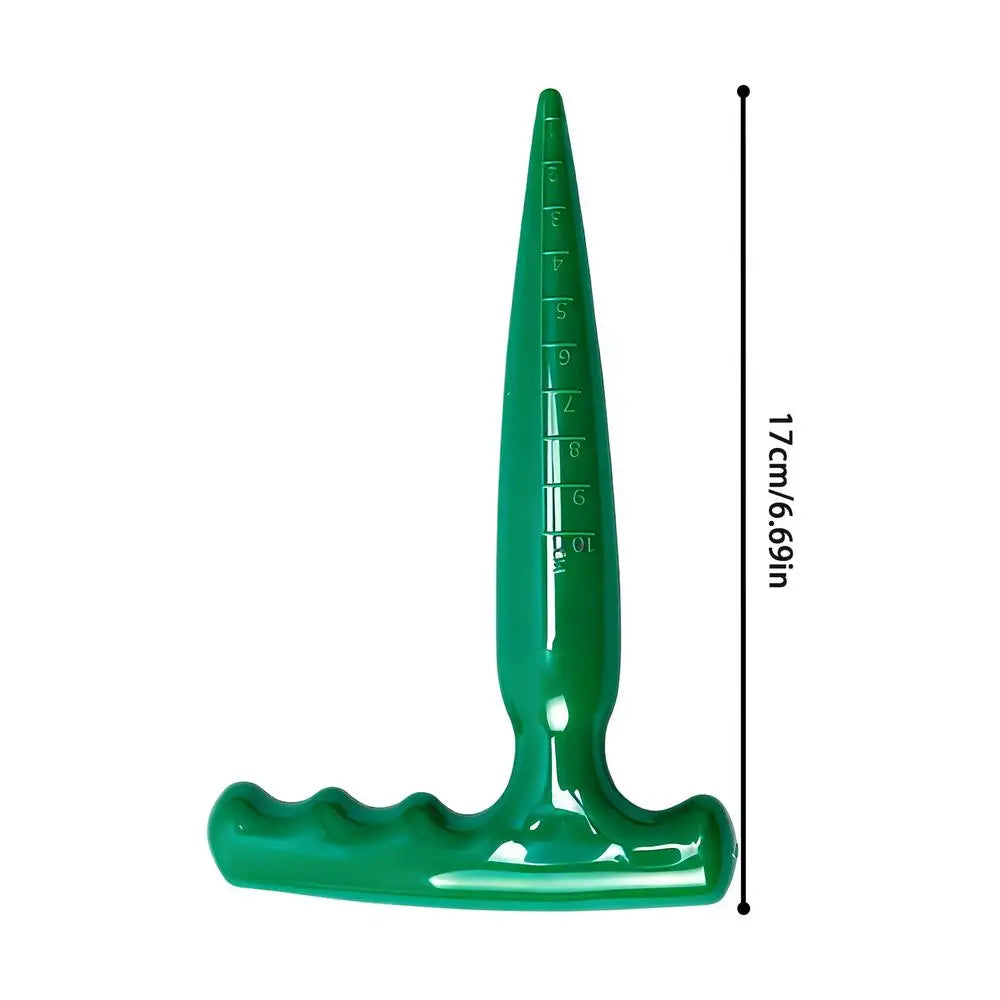 Handheld Garden Hole Puncher Clear Scale Planting Tools Lightweight