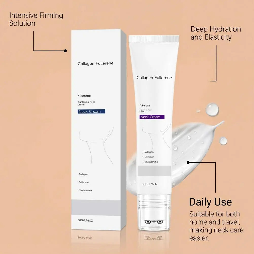 Collagen Anti-Wrinkle Neck Cream | Firming Rollerball 50ml Neck Firming Cream Zpaxo