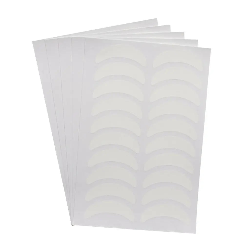 Salon Eyelash Extension Patches Natural Eye Lashes White Under Gel Zpaxo