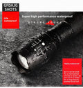 Explosive T6 Strong Light Long Distance Flashlight LED Telescopic
