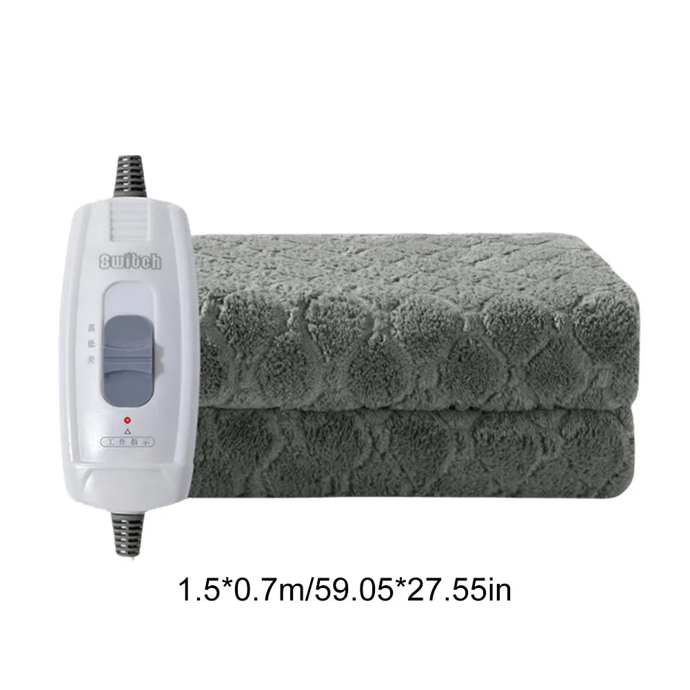 1 5x0 7M 220V Electric Blanket Woolen Thicker Heater Heated Mattress