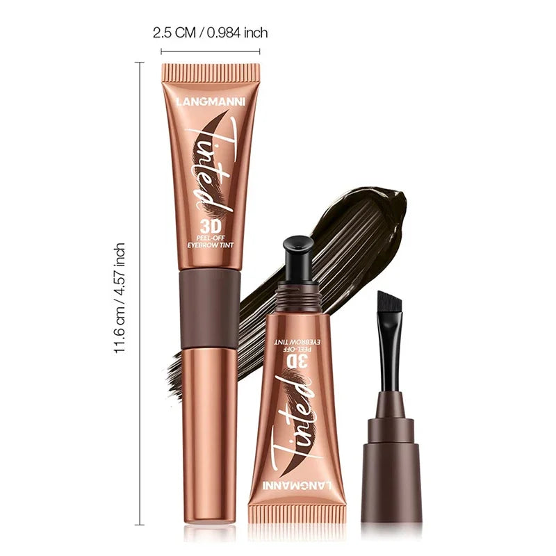 Semi-permanent Tattoo Peel Off Eyebrow Gel Tint Cosmetics Waterproof Zpaxo