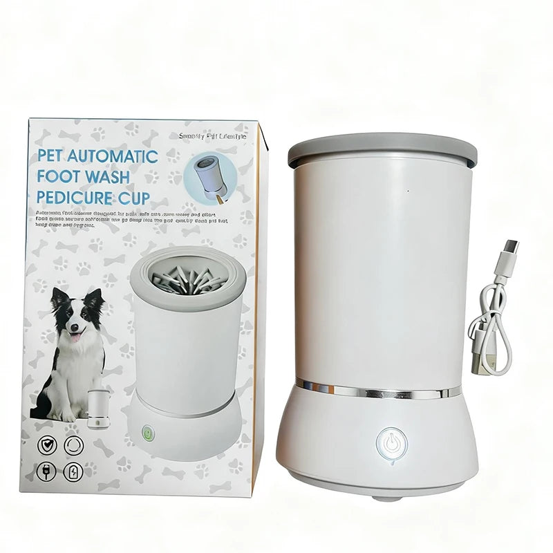 Electric Dog Paw Washer – USB Rechargeable Auto Cleaner