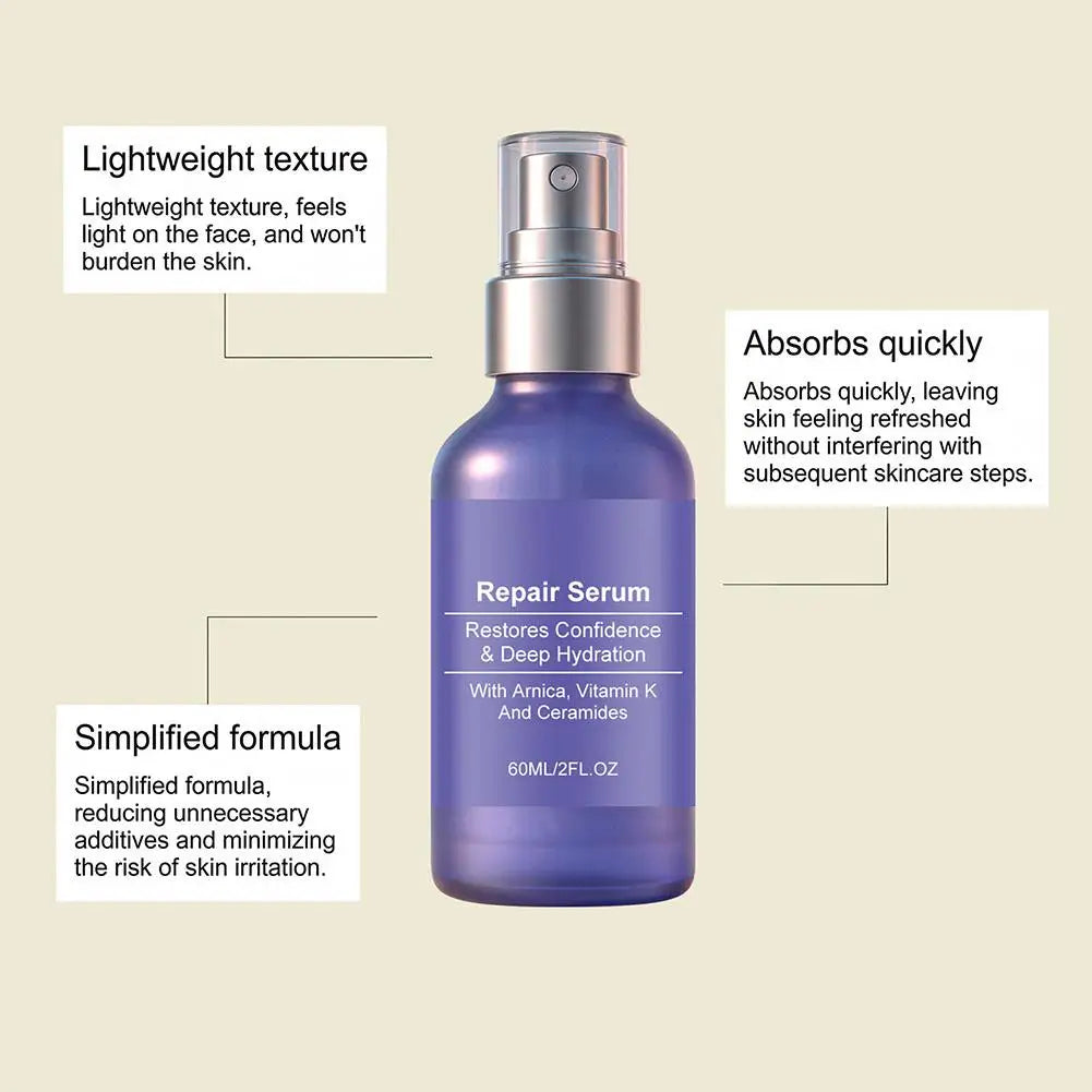 Ceramides Facial Repair Serum Deeply Moisturizing Skin Barrier Repair Lightens Dark Spots Brightens Dull Skin Hydrating Essence Zpaxo
