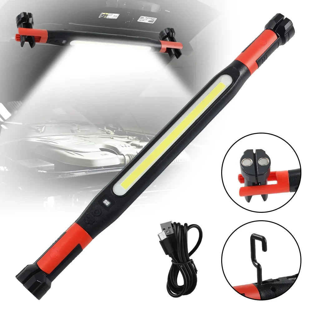 ESMARTER Magnetic LED Work Light – 700 Lumen Rechargeable Torch