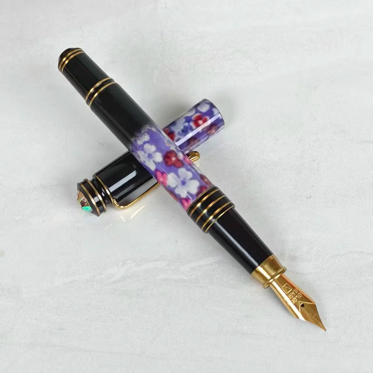 DANDONG Early Vintage Golden Dragon Prince Large Size Thick Barrel Fountain Pen Unique Rare Collectible One Item One Picture Zpaxo