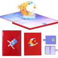 Artistic Moon Phase Card With LED Lights Elegant Gift For Lover Collector Handmade Party Invitation Card Zpaxo China Mainland