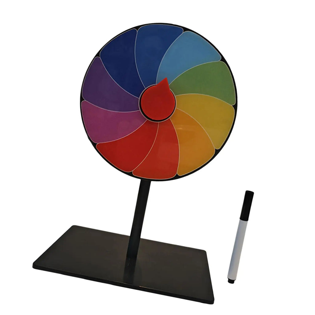 Table Prize Turntable Easy Assembly Stable Base Roulette Wheel for Interactive Learning Game Carnival Party Tradeshow Pub Zpaxo 10 Grids