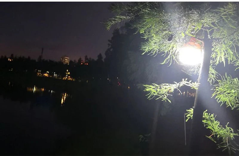 Rechargeable LED Emergency Bulb | USB Camping Hanging Lamp