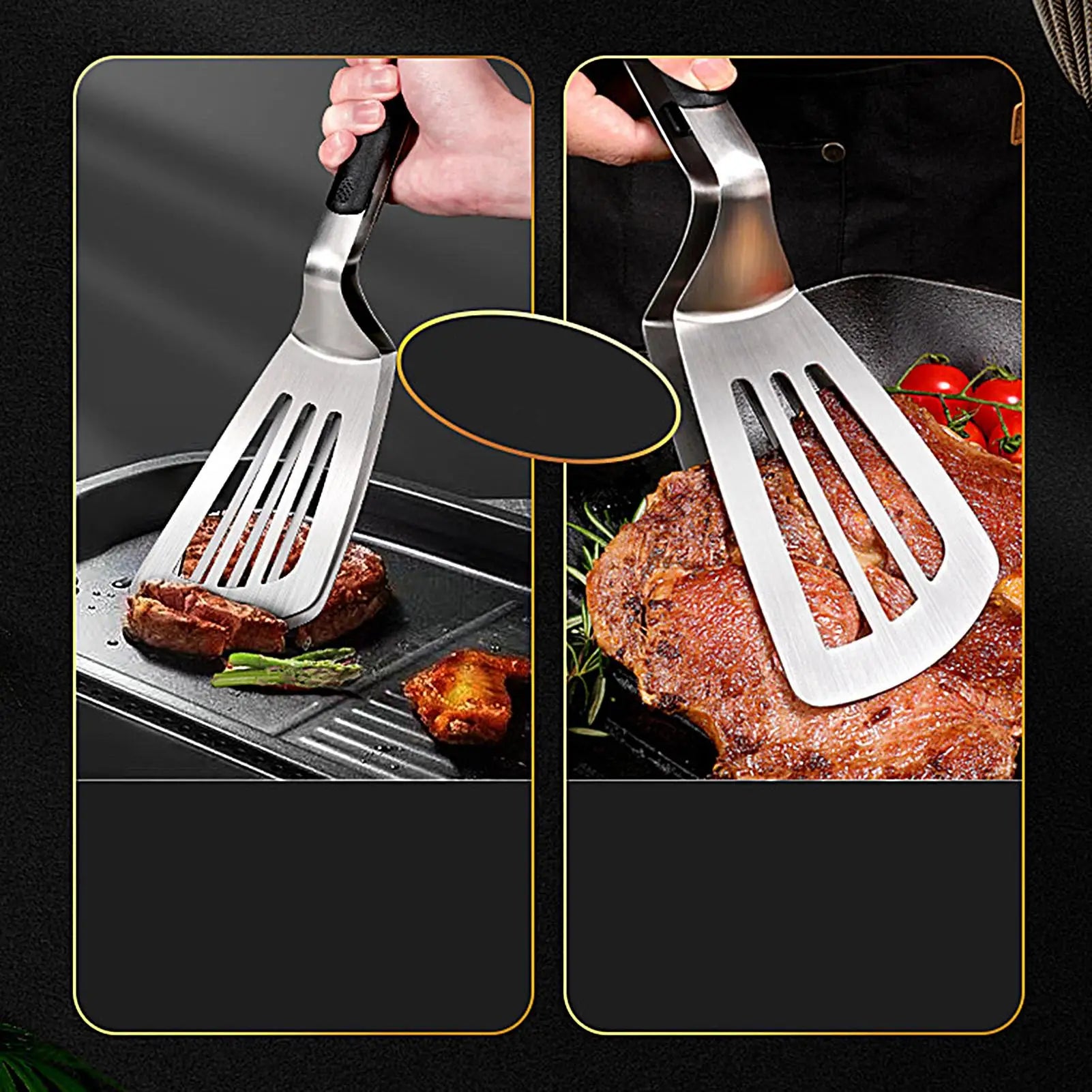 Grill Clamp Stainless Steel Anti-scald Multi-functional Extended