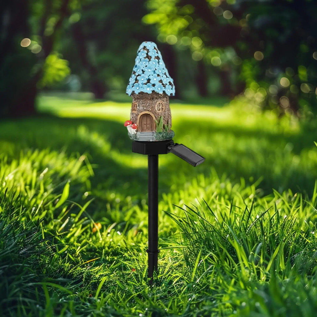 Solar Mushroom Lights Outside Auto Off Pathway Lamp Fairy Houses