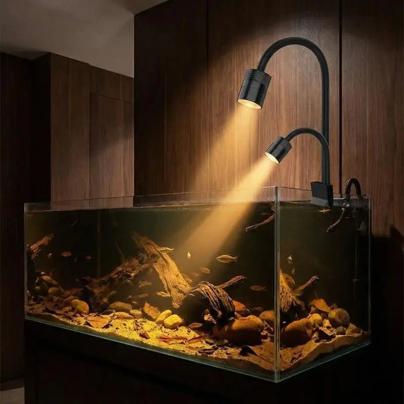 1Pcs 3W South American Aquarium Spotlight Zoomable LED Fish Tank Lamp Zpaxo