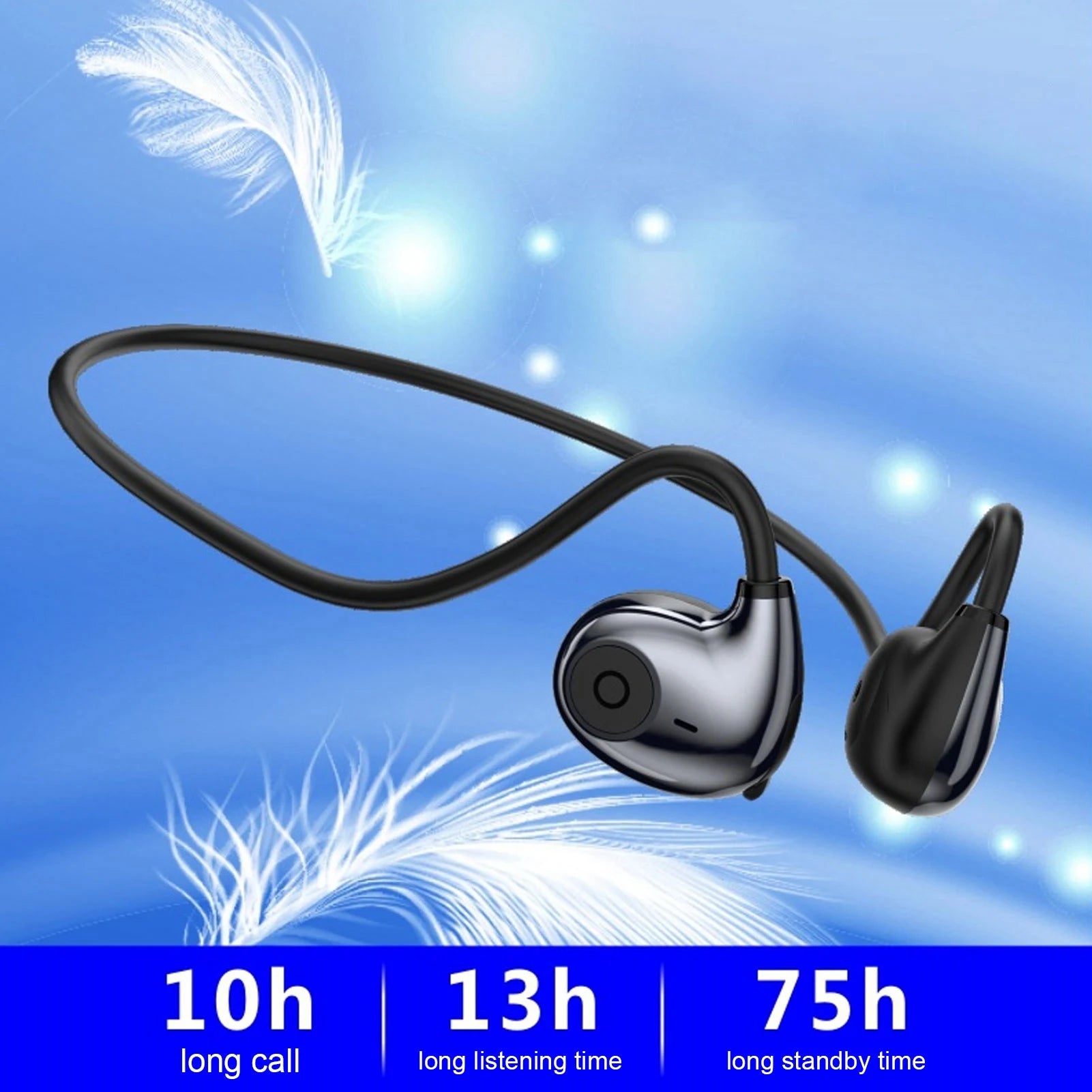 Bluetooth 5 2 Headphones Ergonomic Hifi Sound Air Conduction
