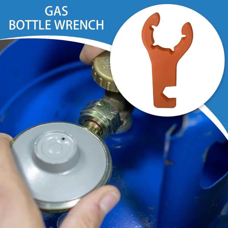 2-in-1 Magnetic Gas Cylinder Wrench RV Caravan Outdoor Barbecue Bottle