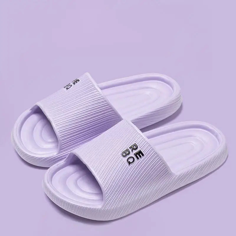 SHAJI Unisex Couple Cloud Slides Summer EVA Non Slip Slippers