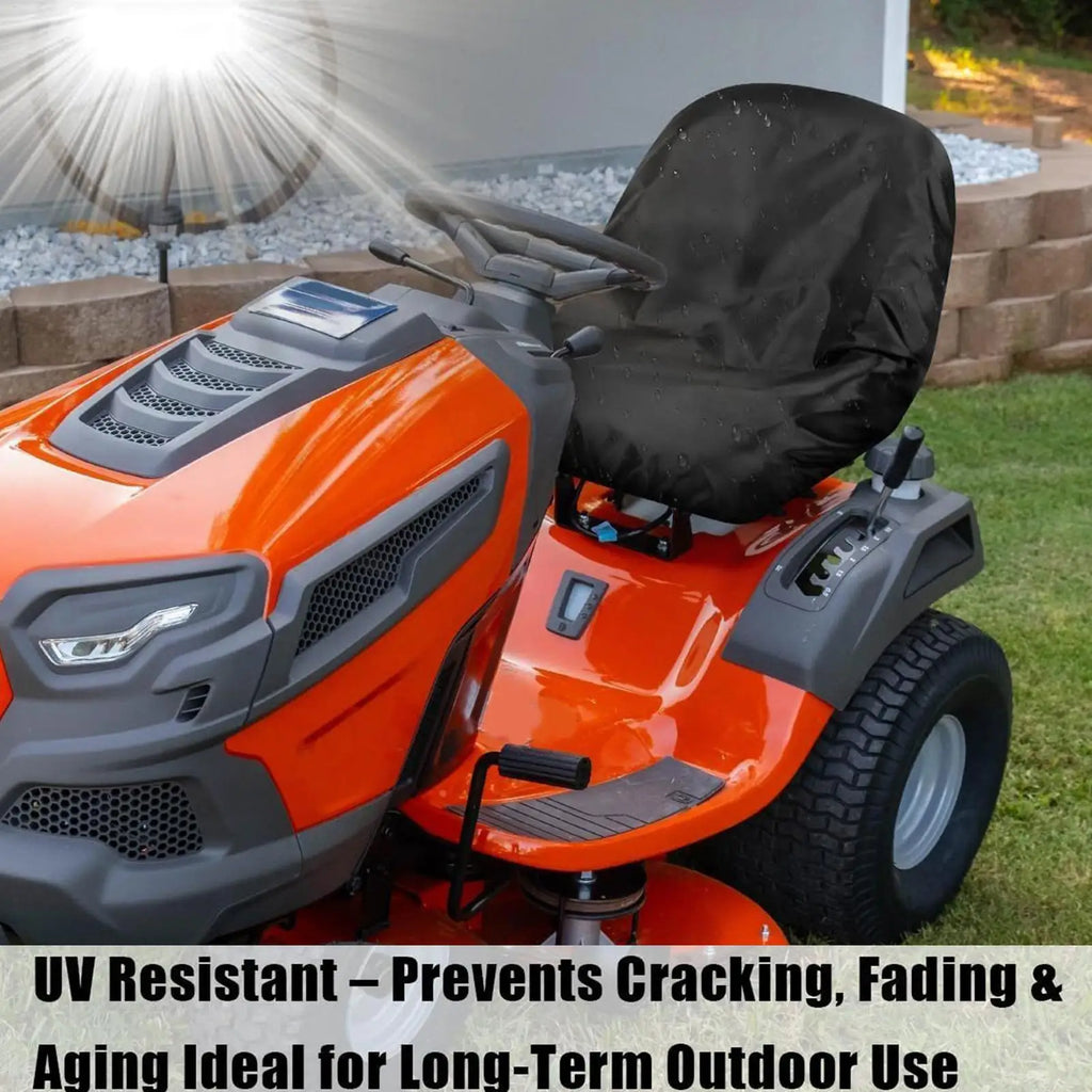 Tractor Seat Cover Rainproof Riding Lawn Mower Seat Covering Full Coverage Tractor Part Outdoor Protection for Yard Garden Field Zpaxo