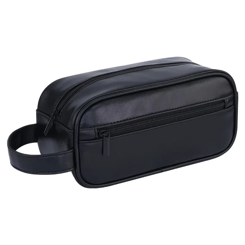 2026 Large Capacity Outdoor Men's Grooming Bag PU Portable Business Travel, Home Hand-held Makeup Storage Bag, High-end Feel Zpaxo