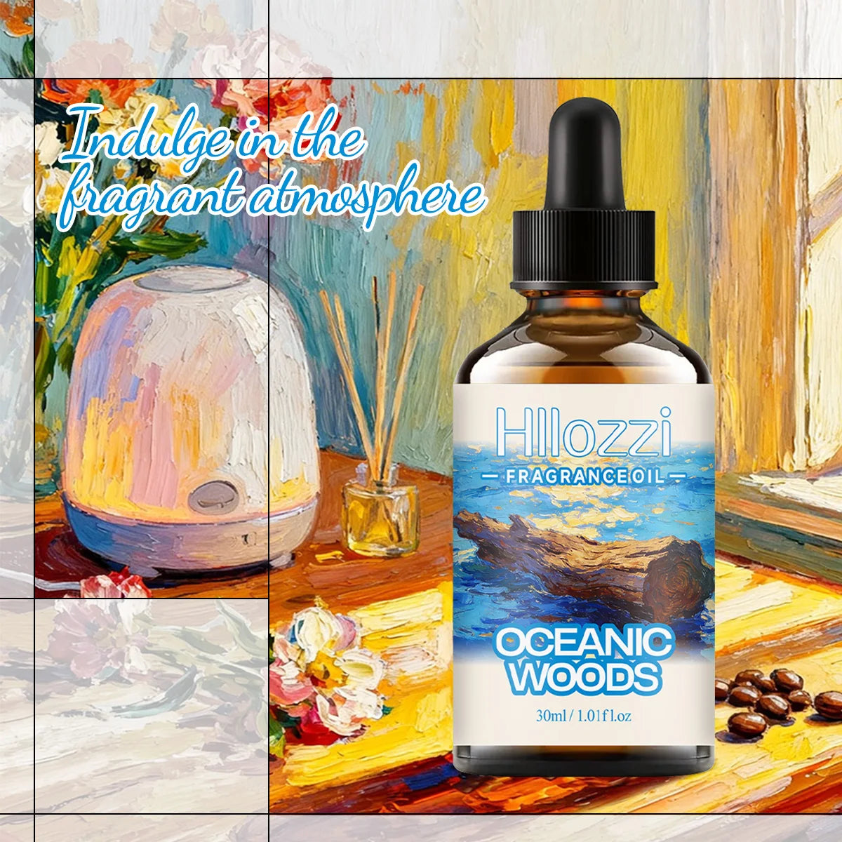 OCEANIC WOODS FRAGRANCE OIL Suitable Nail Hair Skin Care Massage Zpaxo