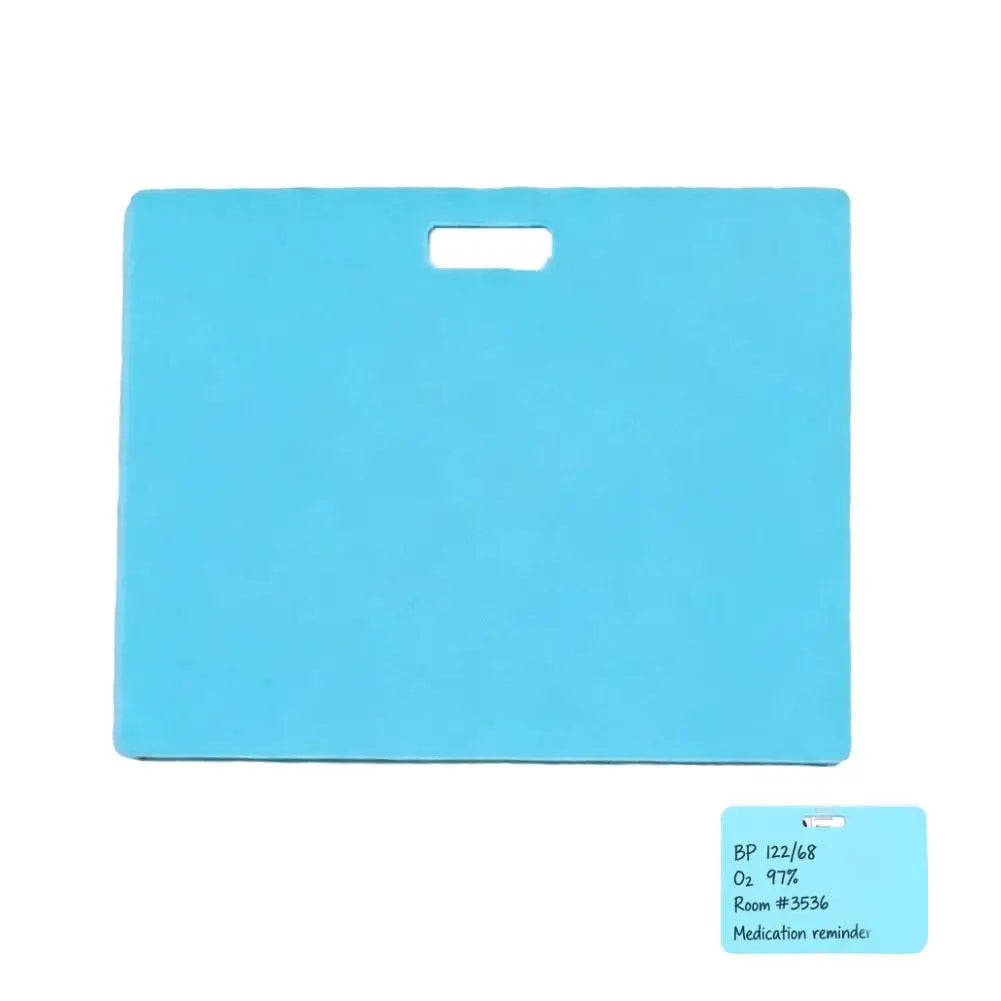Reusable Erasable Nurse Badge Notepad Card with Pen Erasable Badge Notepad Zpaxo Blue 2