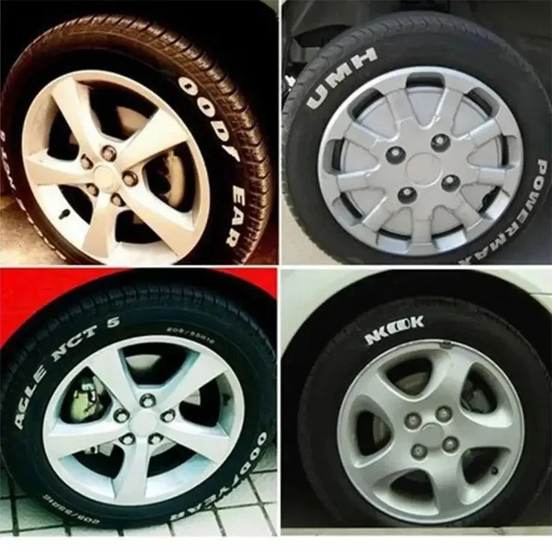 Permanent Paint Marker Pens for Car Tires, Wheels & Metal